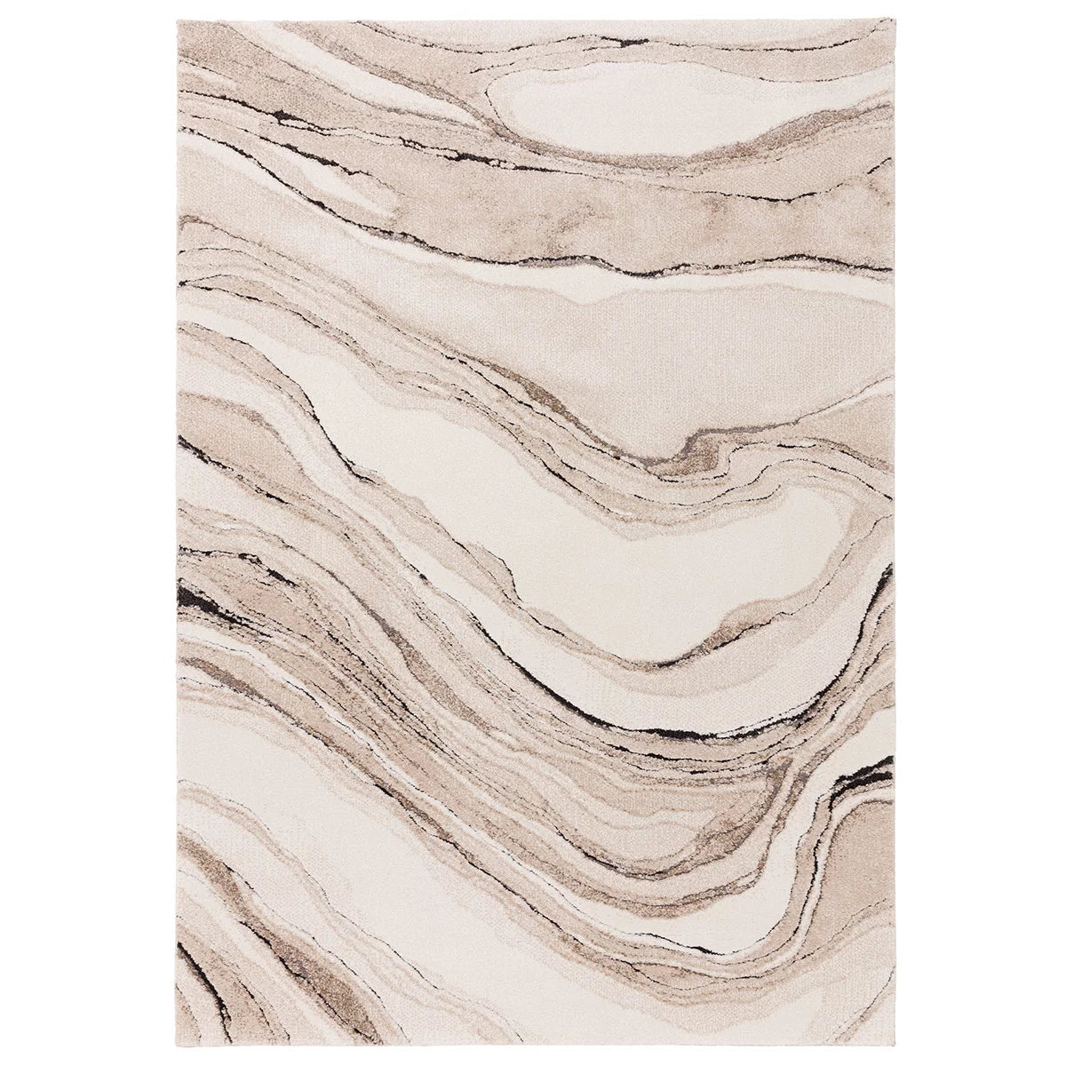 Mirage Quartz Beige Rug, in 2 Sizes