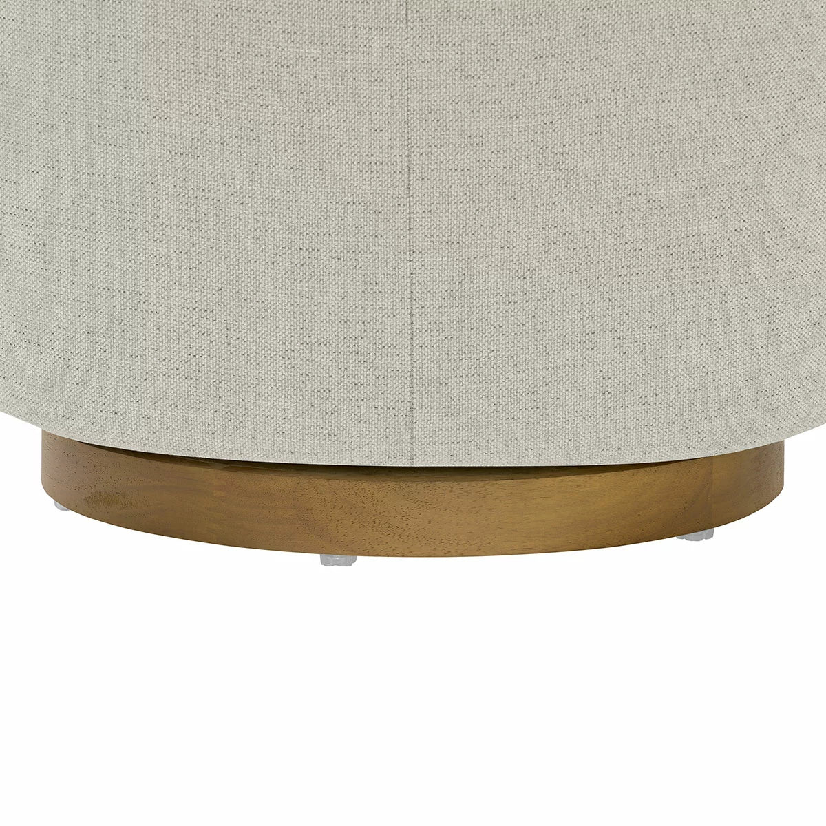 Henredon Murphy Light Grey Fabric Swivel Chair