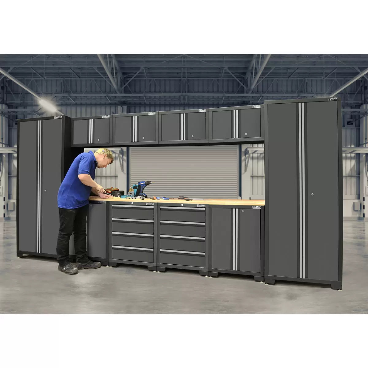 Hilka 24 Gauge Steel 11 Piece Cabinet Set