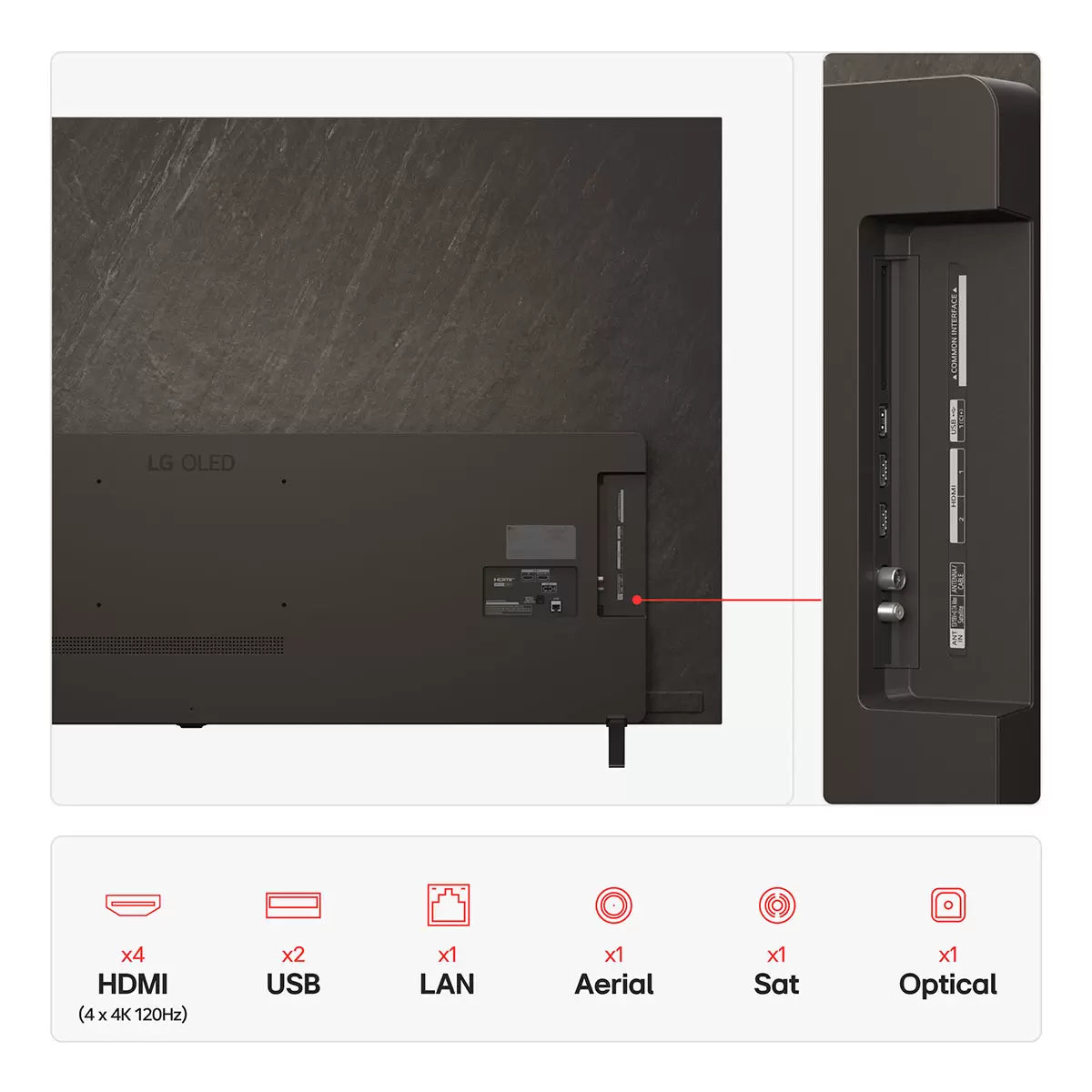 LG OLED77B56LA 77 Inch OLED 4K Ultra HD Smart TV, view 7
