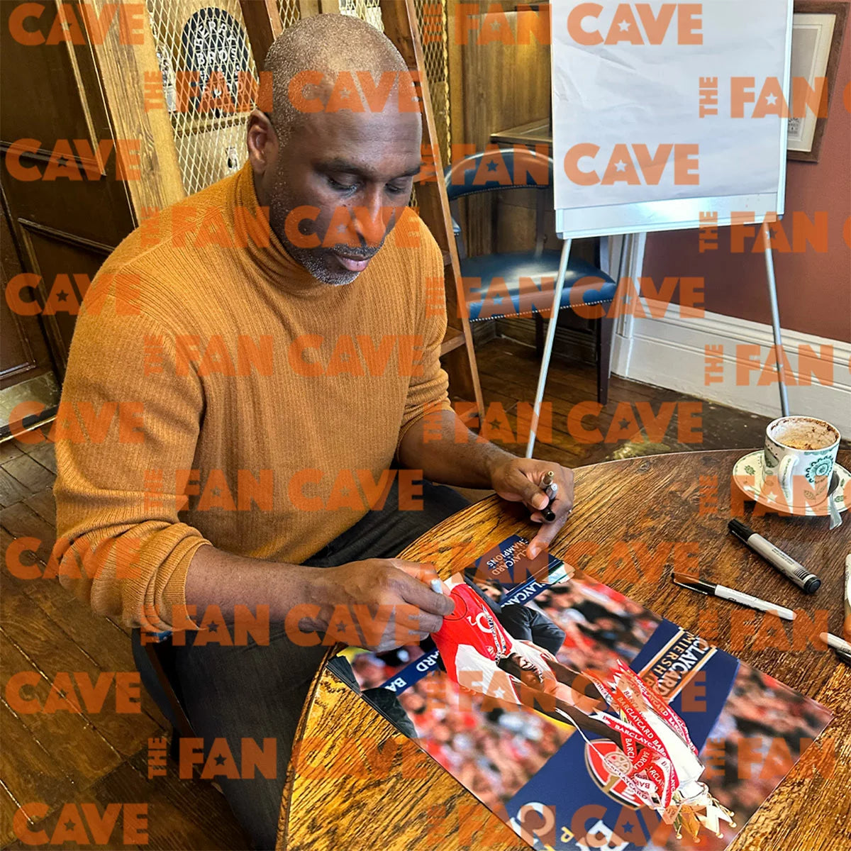 Sol Campbell Signed Framed Arsenal Image
