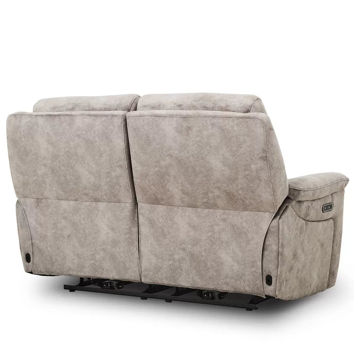 Oscar Grey Fabric Power Reclining 2 Seater Sofa with Power Headrest