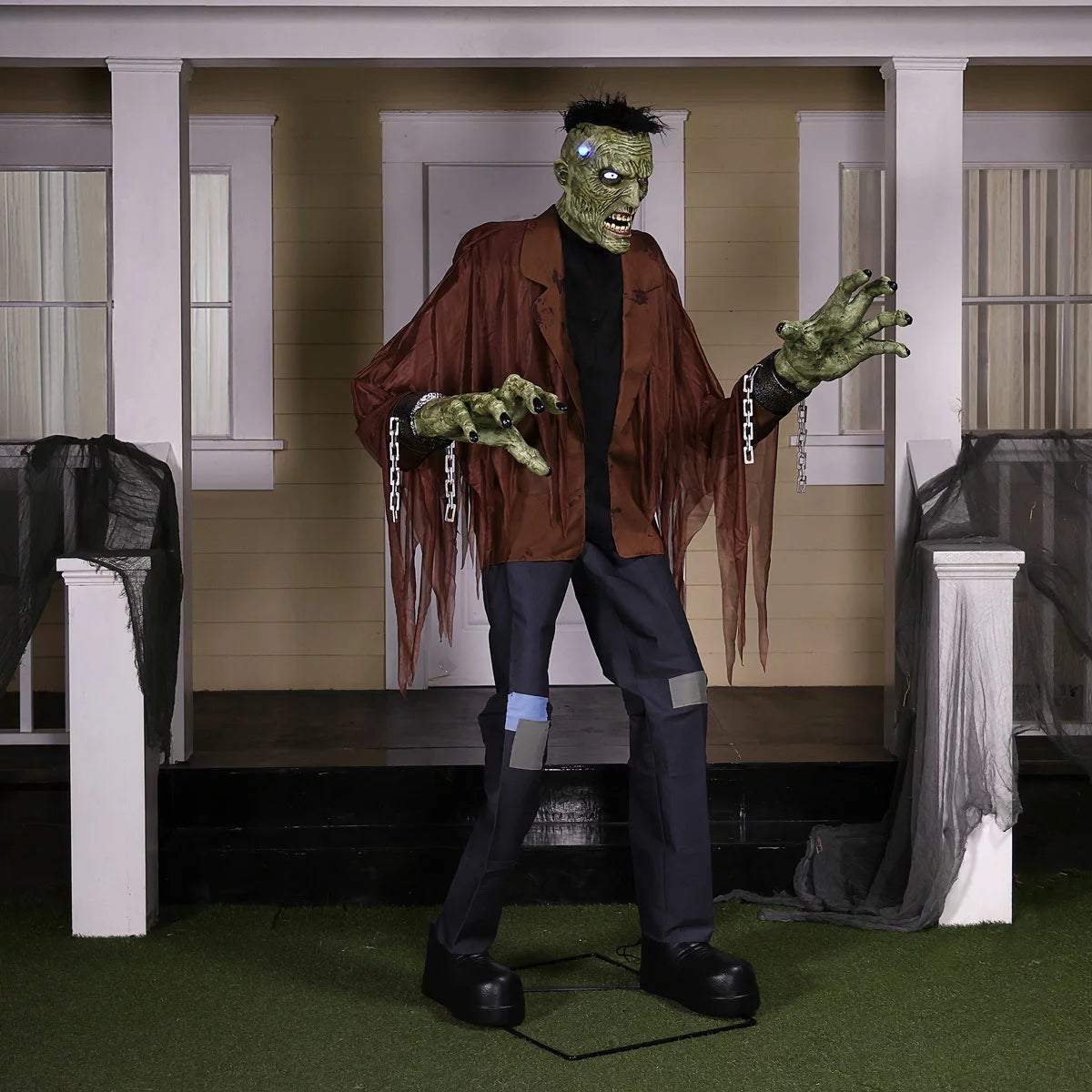 Halloween 7.5ft (2.28m) Animated Monster, view 3