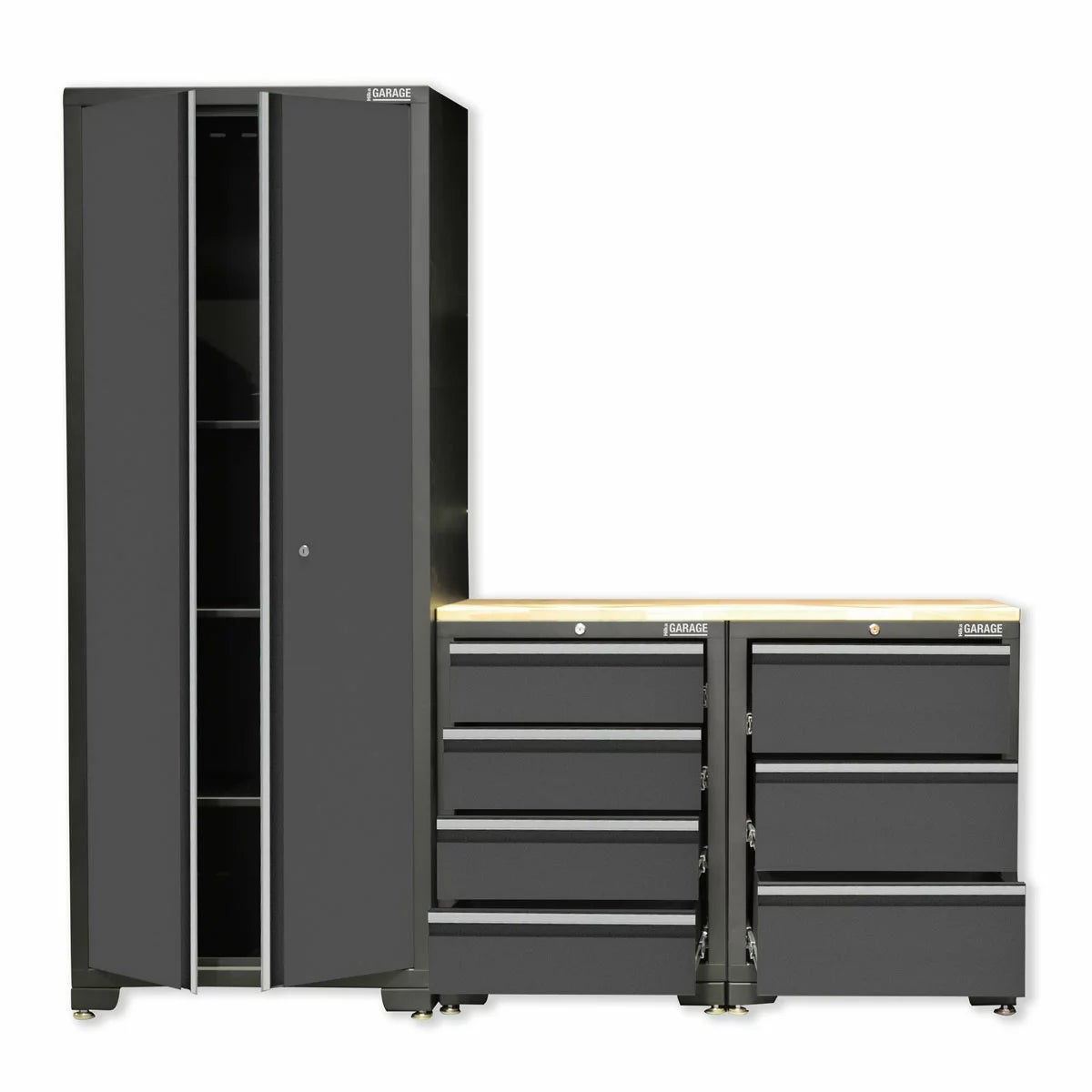 Hilka 24 Gauge Steel Starter 4 Piece Cabinet Set, view 2