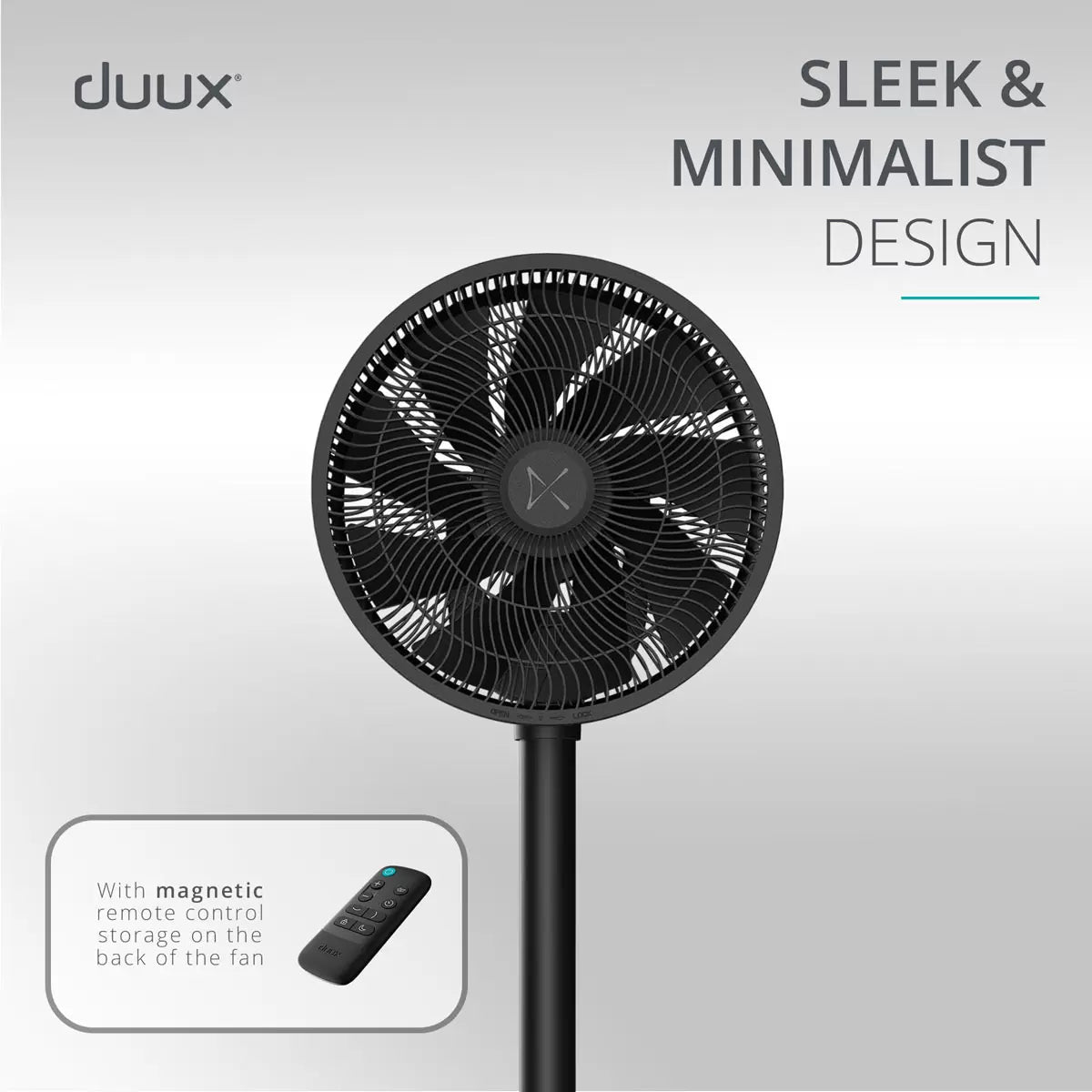 Duux Whisper Flex 2 Smart Fan DXCF70UK, Black