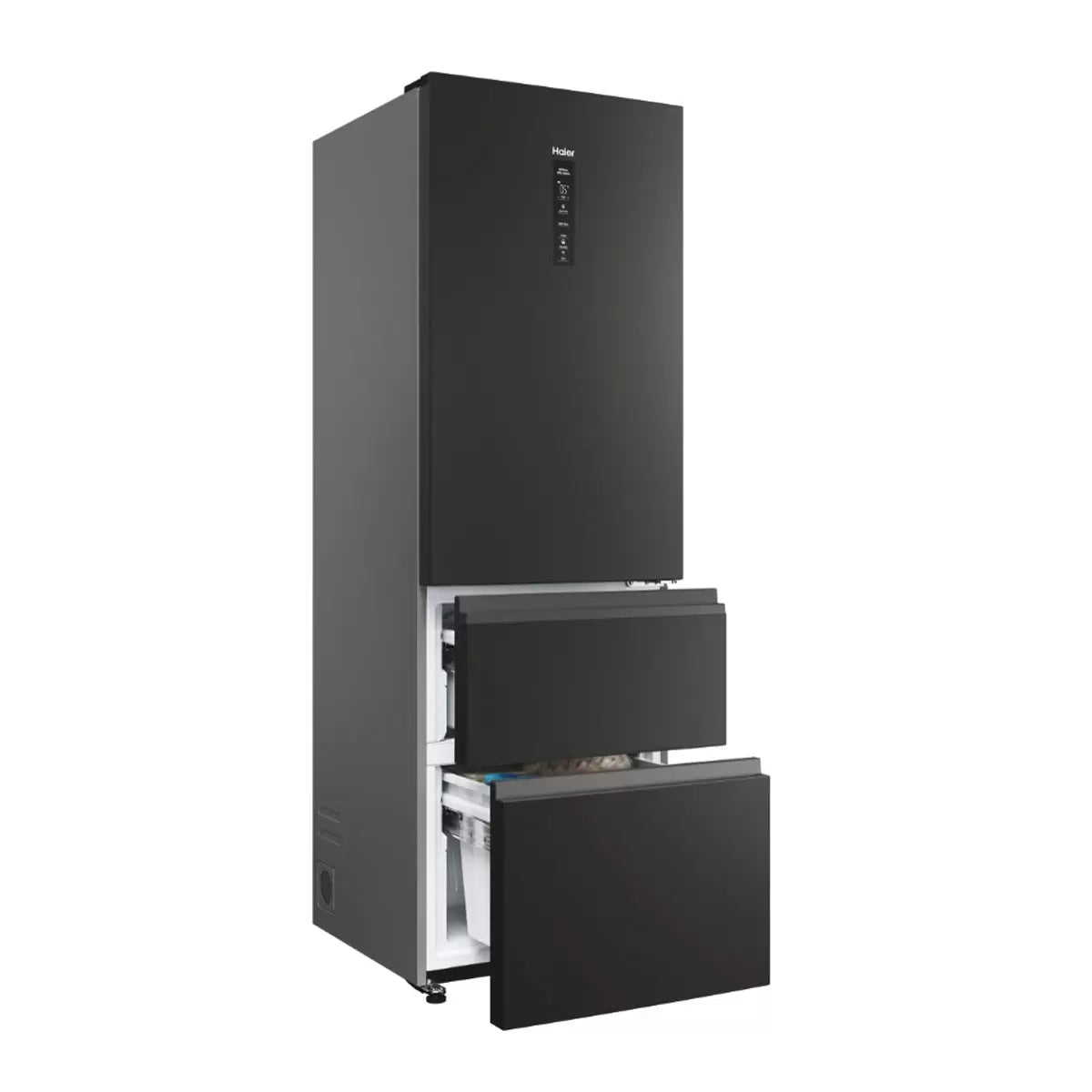 Haier HTW3618ENPB Series 3 Fridge Freezer, E Rated in Slate Black