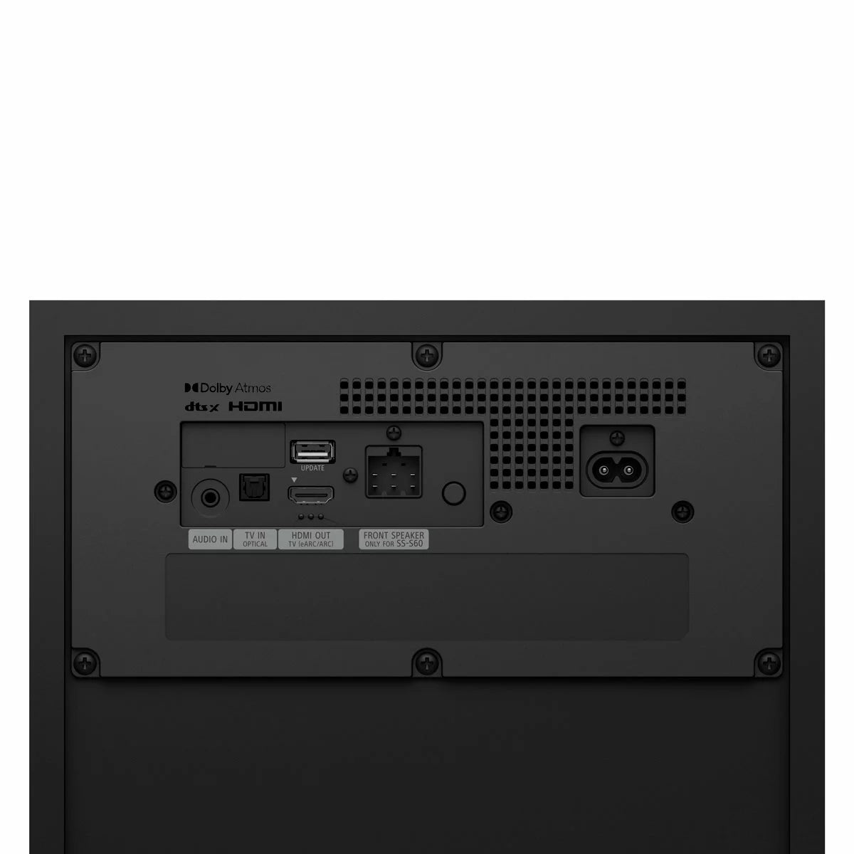 Sony HTS60.CEK 5.1 Ch, 1000W, Bravia Theatre System 6 Soundbar with Rear