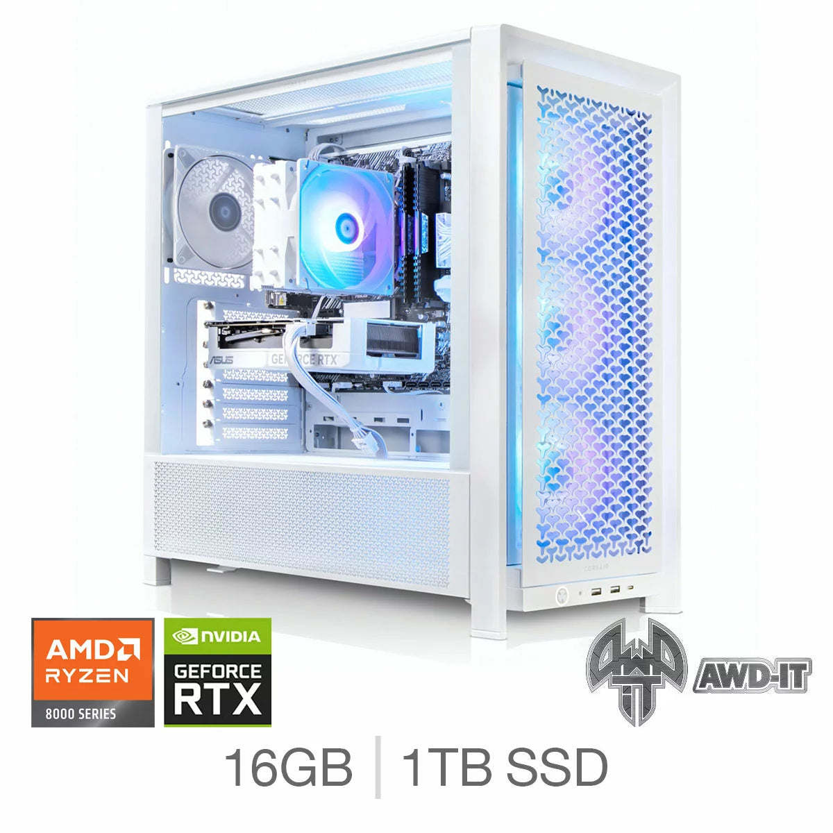 AWD-IT Frame 5, AMD Ryzen 5, 16GB RAM, 1TB SSD, NVIDIA GeForce RTX 5060, Gaming