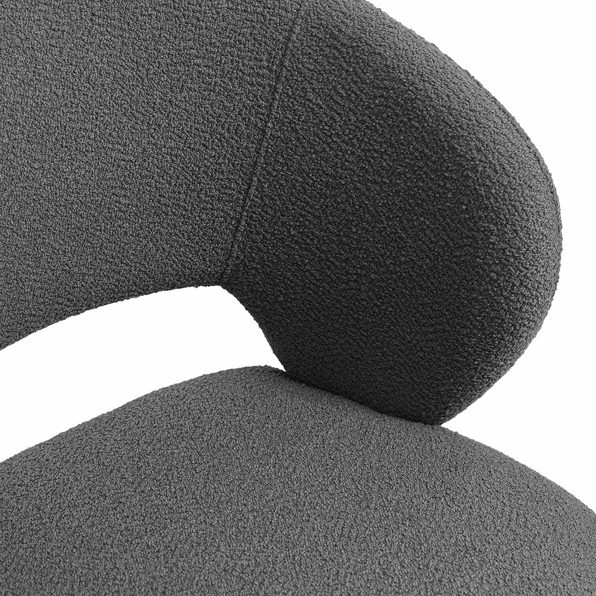 Bentley Designs Alisa Round Sintered Stone Dining Table + 4 Grey Swivel Chairs