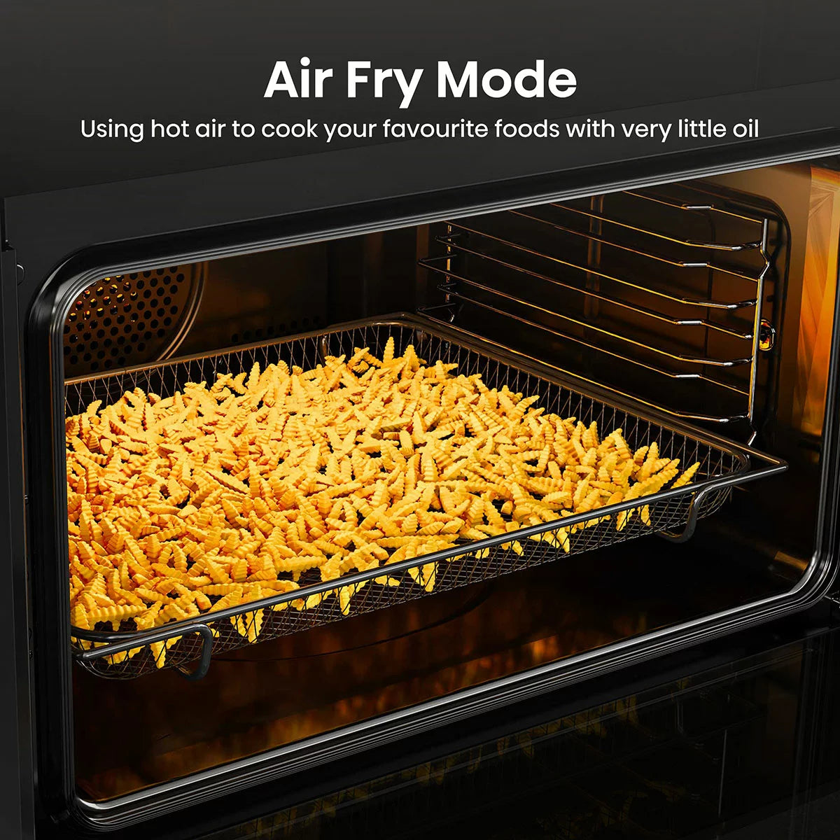 Hisense Hi6 BUD714221CX Electric Built-Under Double Oven, A Rated in Stainless