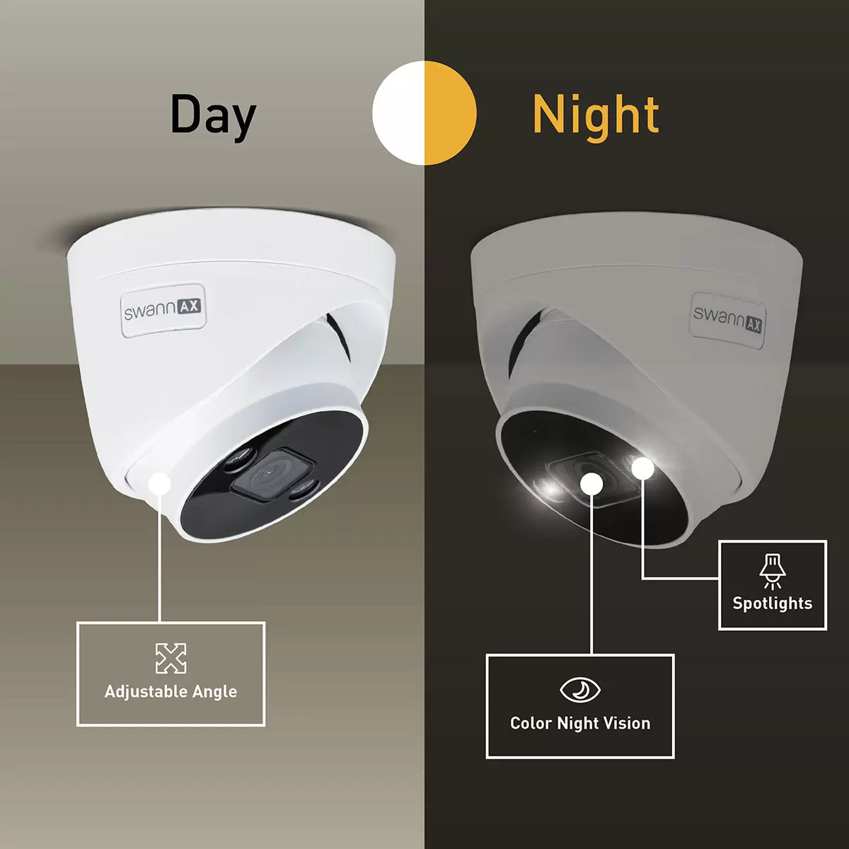 Swann 4K NVR 8 x Channel / 4 x NHD-ADVANCXD Dome & 2 x NHD-ADVANCXB Bullet Cam