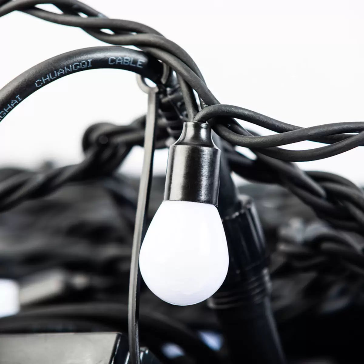 Lights4You 52ft (16m) 80 Large Bulbs LED Colour Changing Outdoor String Lights, view 4
