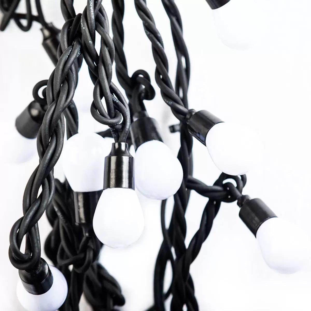 Lights4You 52ft (16m) 80 Large Bulbs LED Colour Changing Outdoor String Lights, view 5