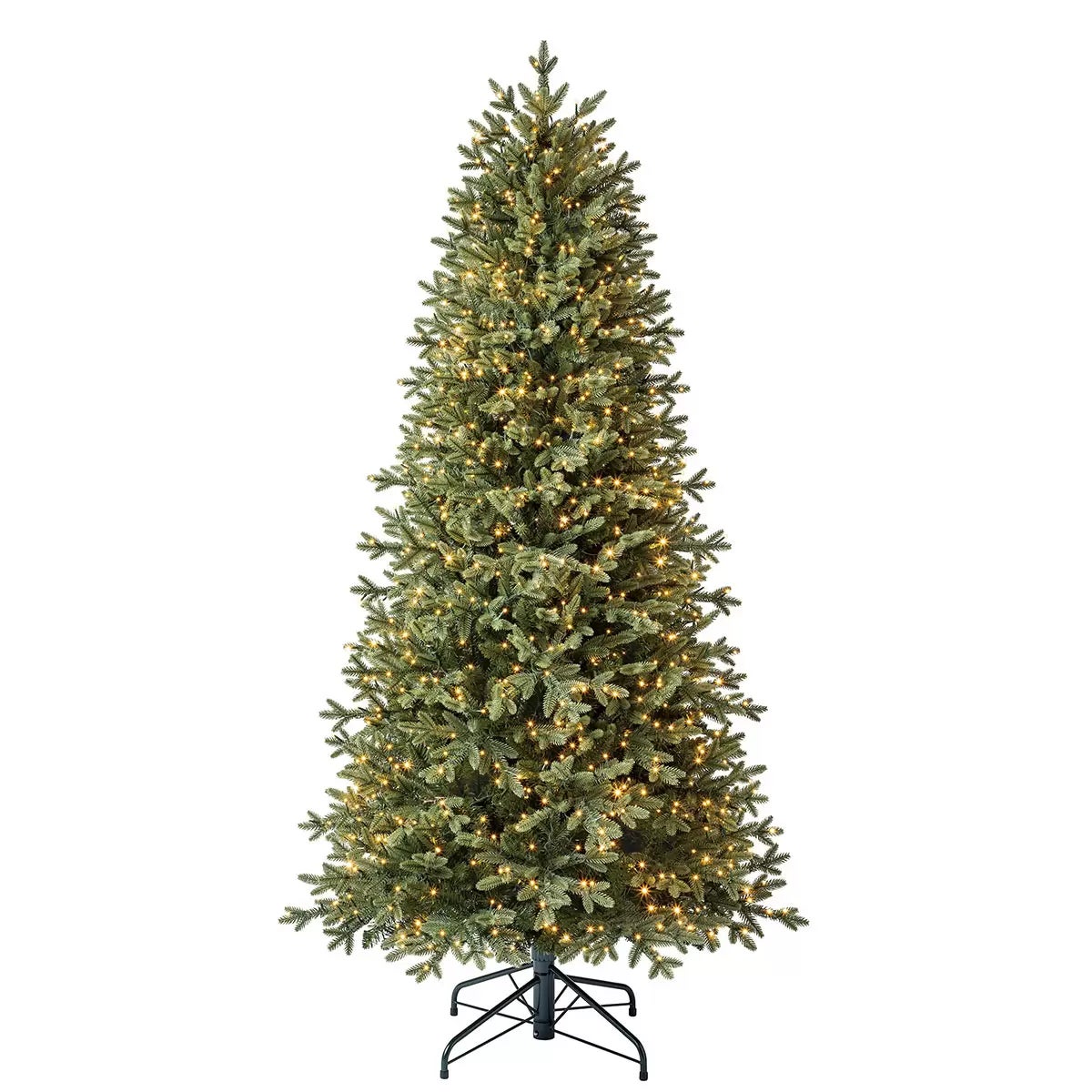 6.5ft (1.98m) Pre-Lit Aspen Artificial Christmas Tree with 1200 Colour Changing Micro LED Lights, view 4