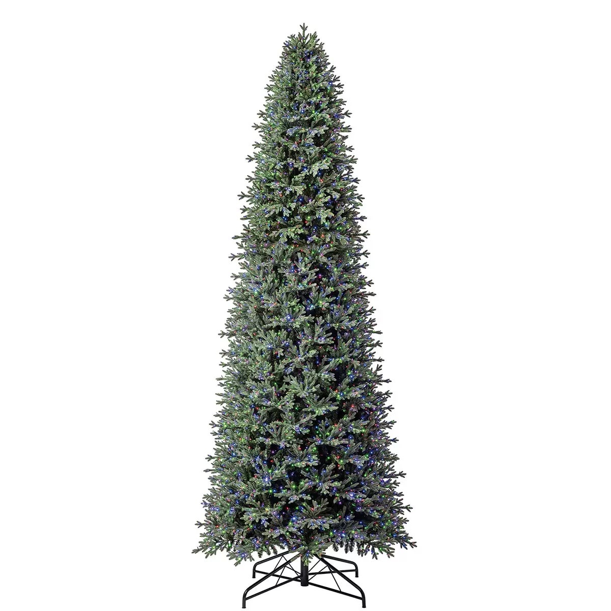 15ft (4.6m) Pre-Lit Aspen Artificial Christmas Tree With 6,000 Colour-Changing LED Lights, view 4