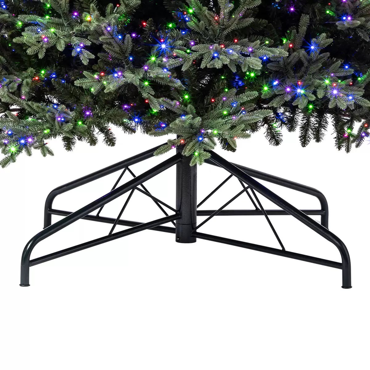 15ft (4.6m) Pre-Lit Aspen Artificial Christmas Tree With 6,000 Colour-Changing LED Lights, view 6