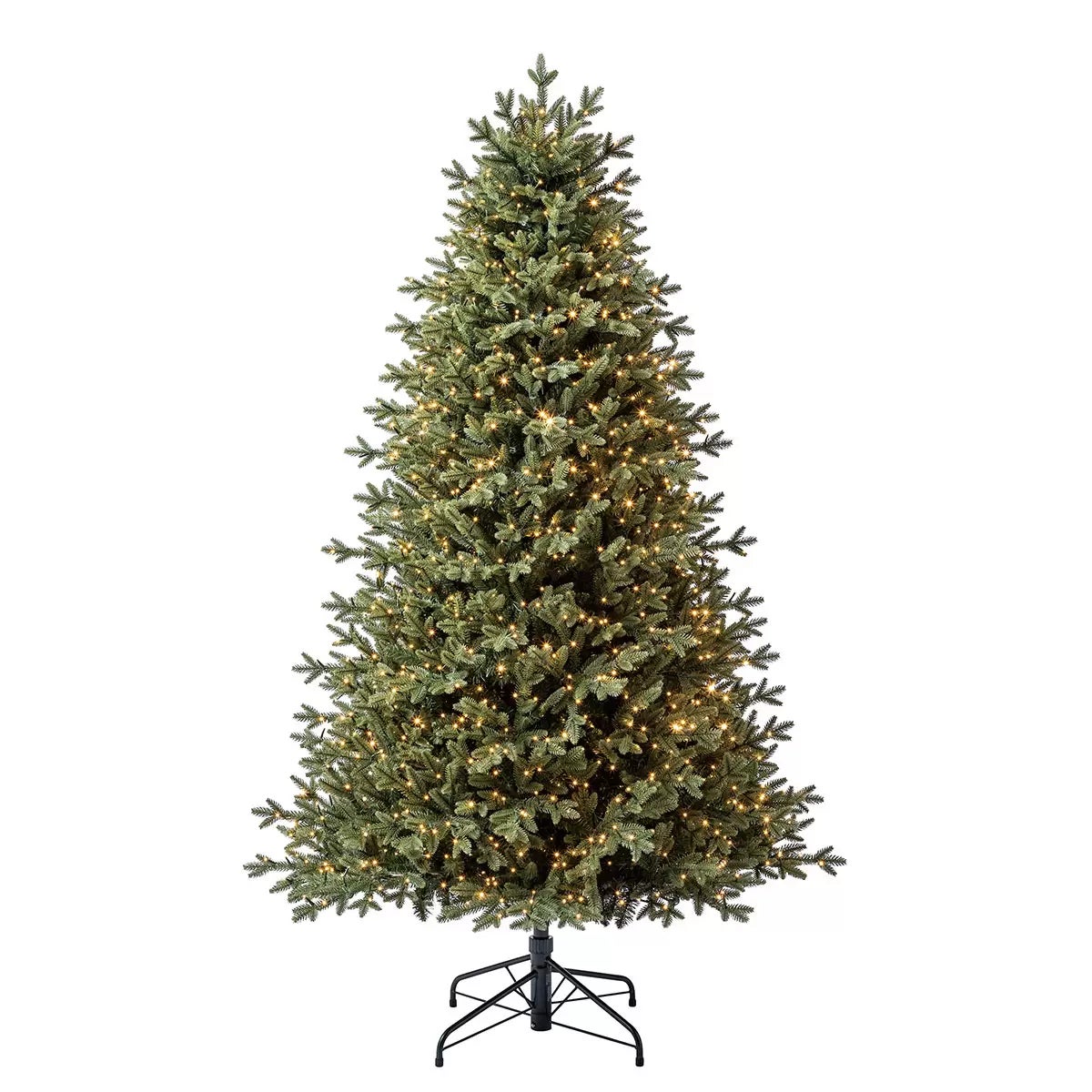 6.5ft (1.9m) Pre-Lit Aspen Artificial Christmas Tree with 1,500 Colour Changing Micro LED Lights, view 3