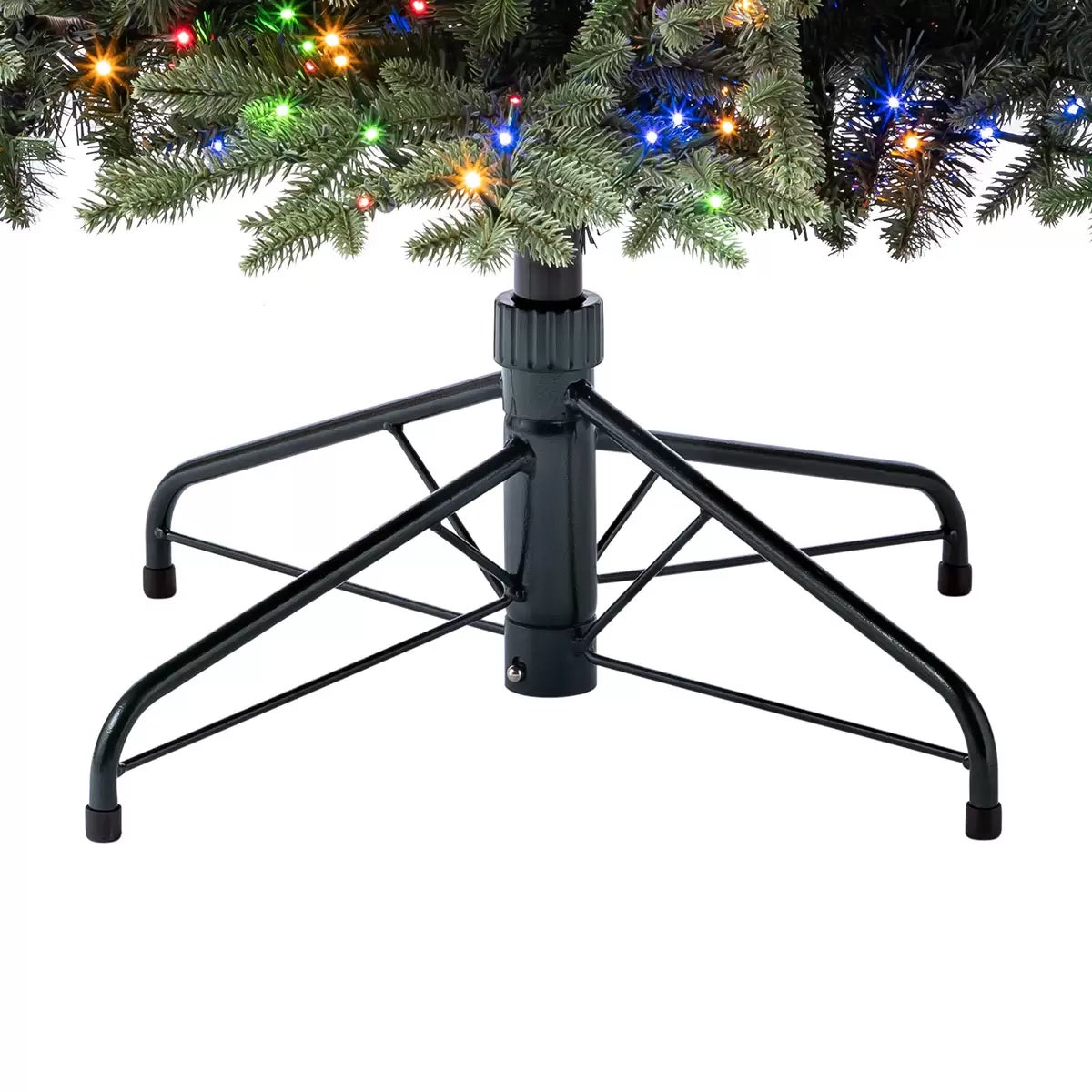 6.5ft (1.9m) Pre-Lit Aspen Artificial Christmas Tree with 1,500 Colour Changing Micro LED Lights, view 6