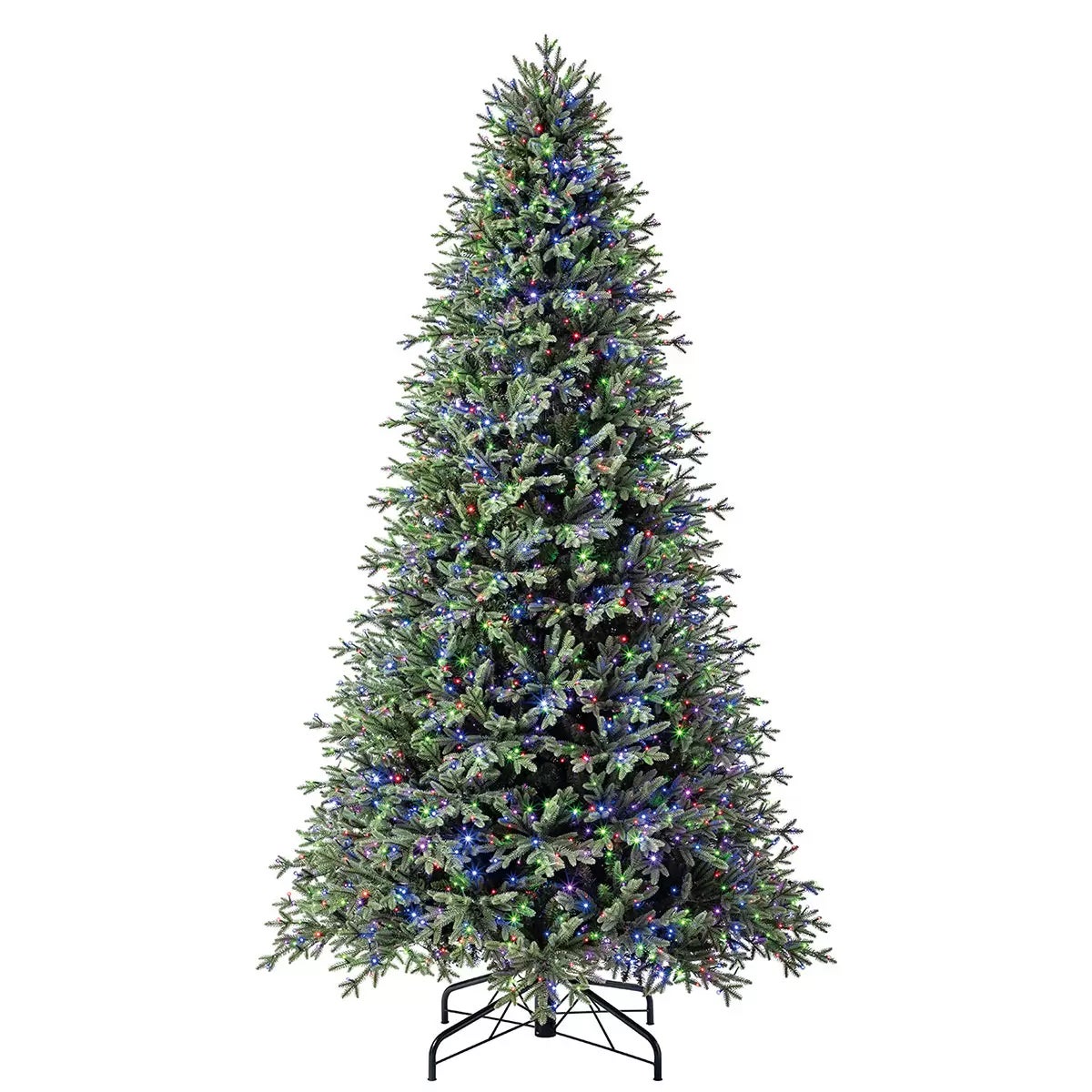 9ft ( 2.7m ) Pre-Lit Aspen Artificial Christmas Tree With 2,700 Colour-Changing Radiant Micro Twinkle LED Lights, view 3