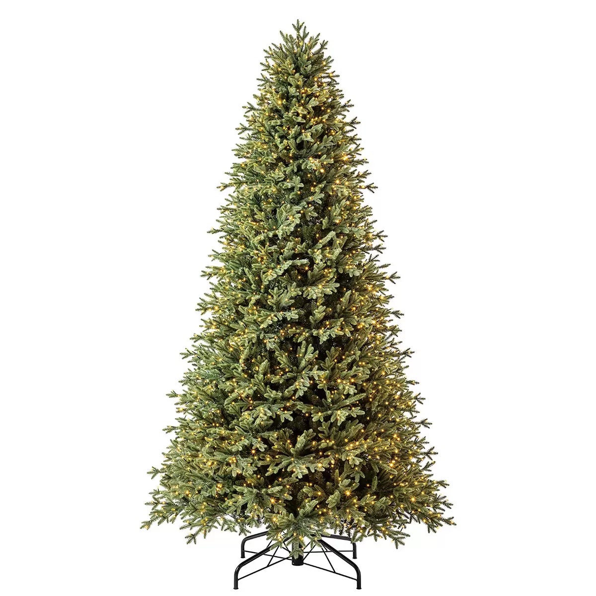 9ft ( 2.7m ) Pre-Lit Aspen Artificial Christmas Tree With 2,700 Colour-Changing Radiant Micro Twinkle LED Lights, view 4