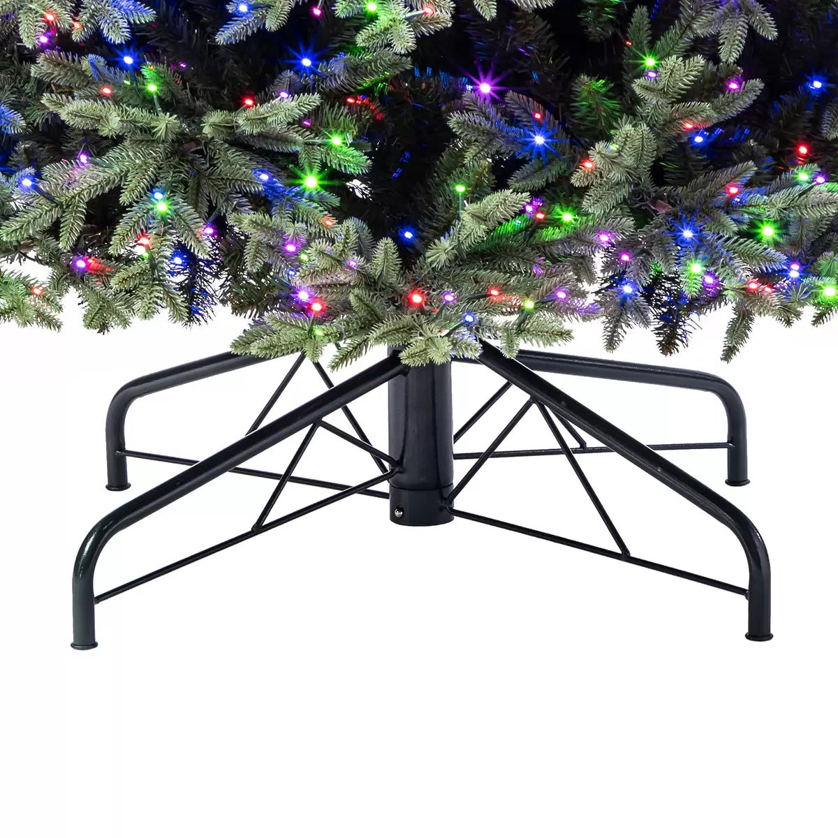 9ft ( 2.7m ) Pre-Lit Aspen Artificial Christmas Tree With 2,700 Colour-Changing Radiant Micro Twinkle LED Lights, view 6