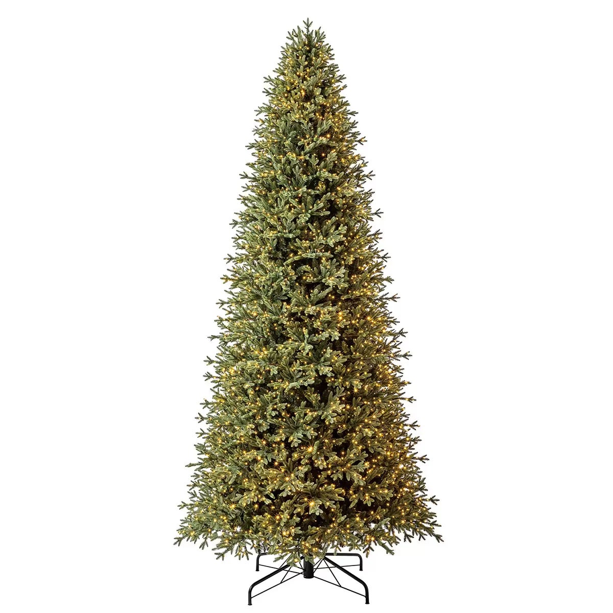 12ft (3.7m) Pre-Lit Aspen Artificial Christmas Tree With 4,430 Colour-Changing Radiant Micro Twinkle LED Lights, view 4