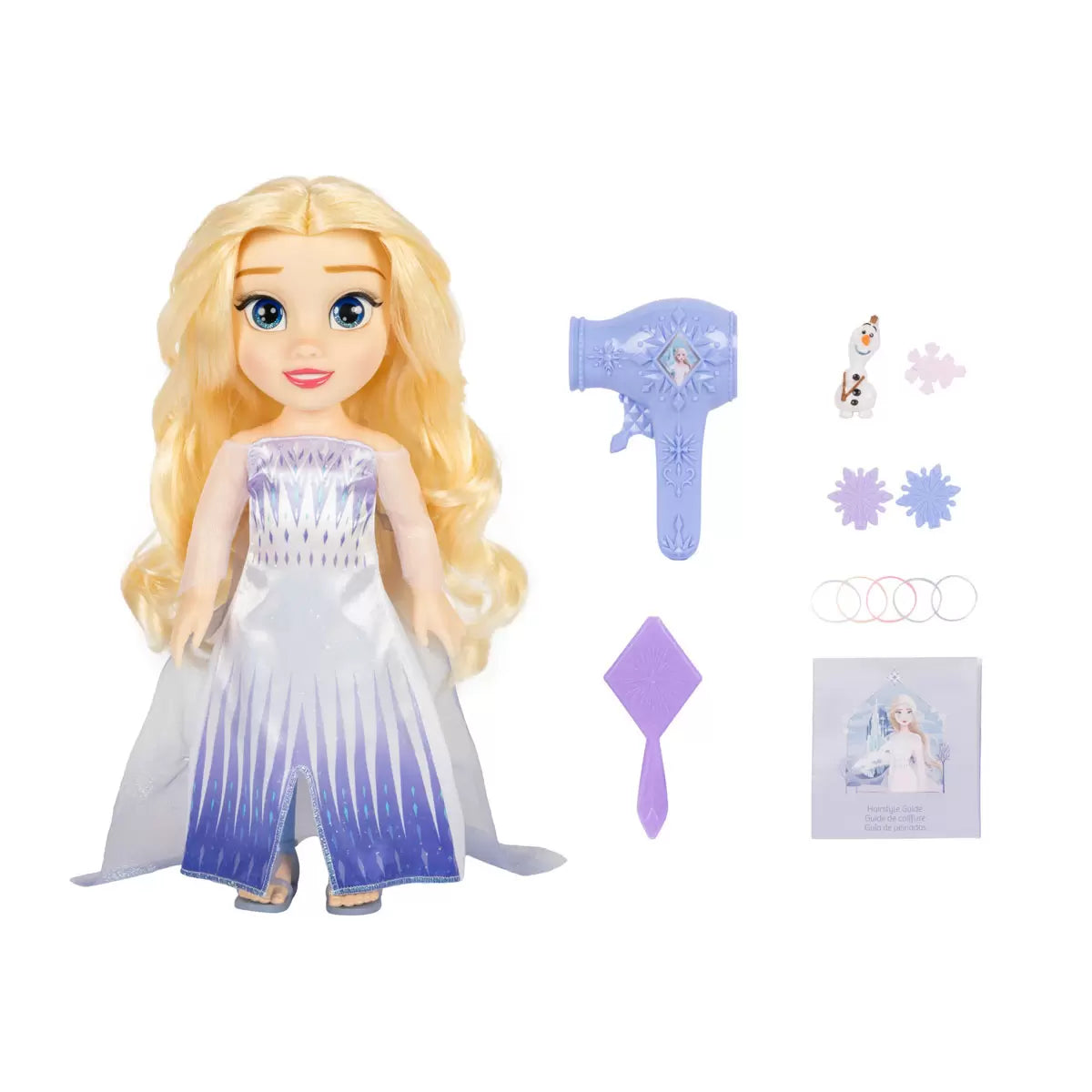 Disney Princess Large Doll and Hair Play Set - Elsa