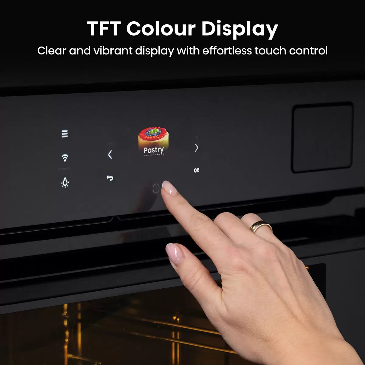 Hisense Hi8 BlackLine BAS6PH8BUKWF Built In Electric Pyrolytic, Single Oven