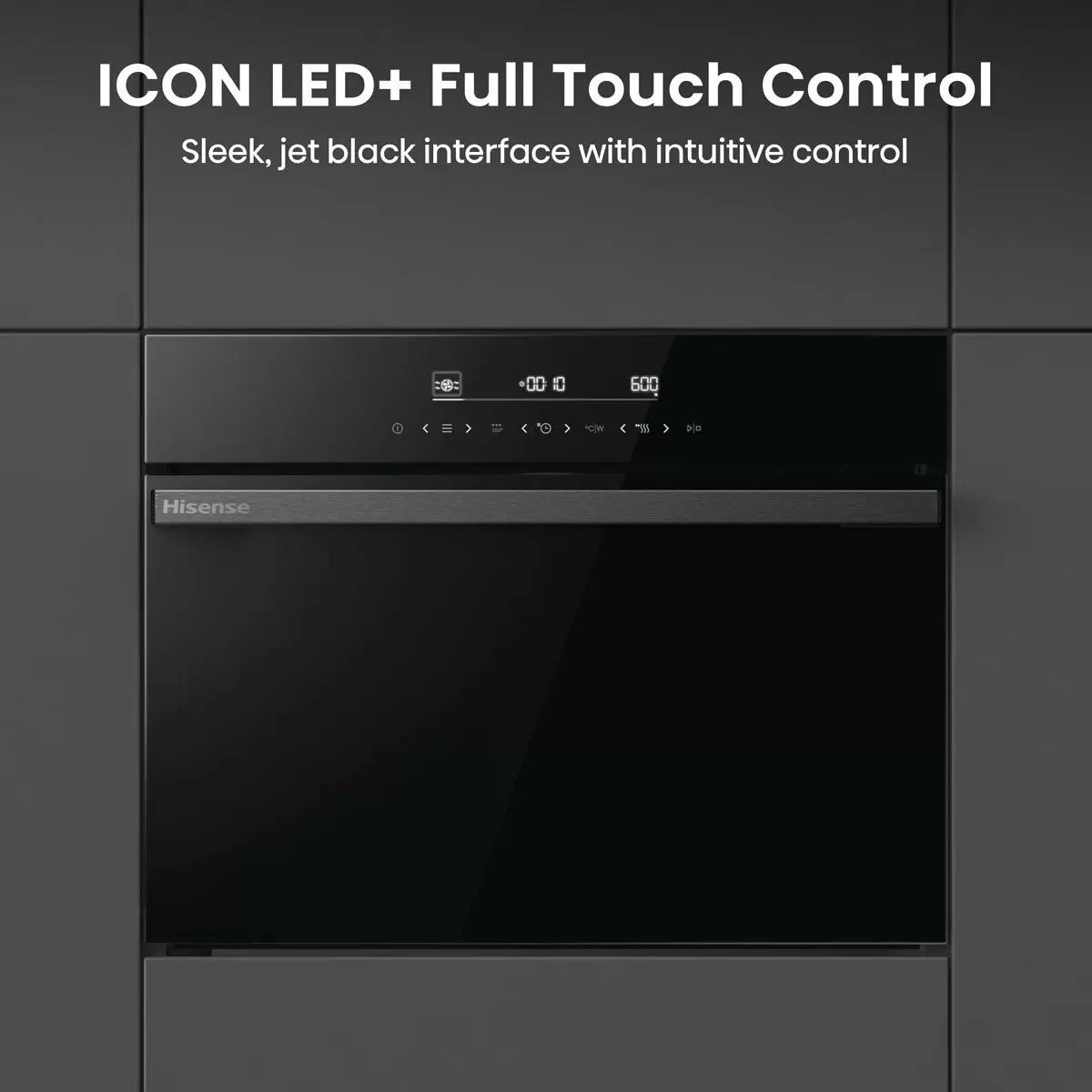 Hisense Hi6 BlackLine BIM45342ADBGUK Built-In Electric Single Oven