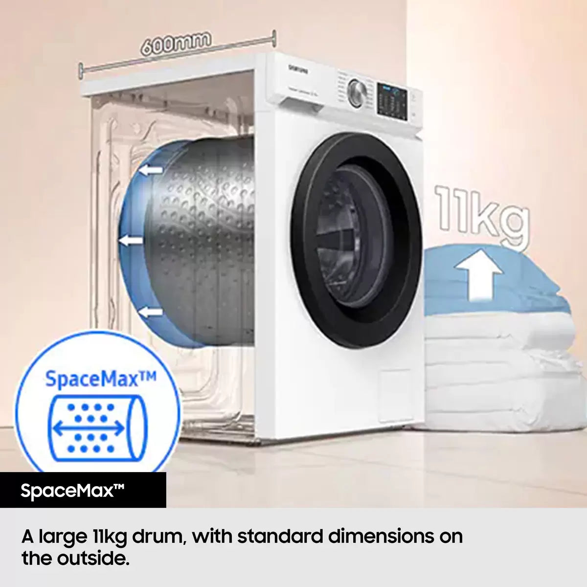 Samsung Series 7 WW11DB7B94GEU1 11kg 1400rpm Smart Washing Machine, A Rated