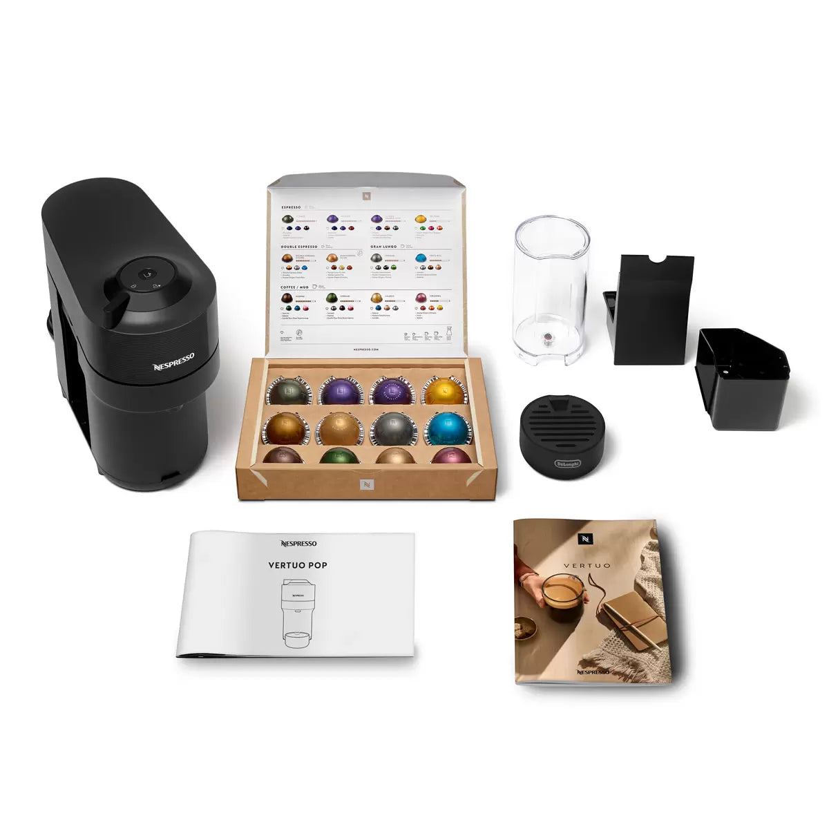 Nespresso by De'Longhi Vertuo Pop Capsule Coffee Machine, ENV90.B