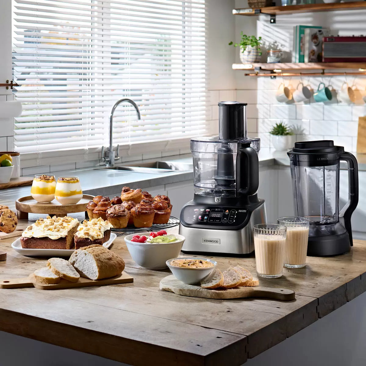 Kenwood MultiPro OneTouch Food Processor and Blender, FDM73.480SS