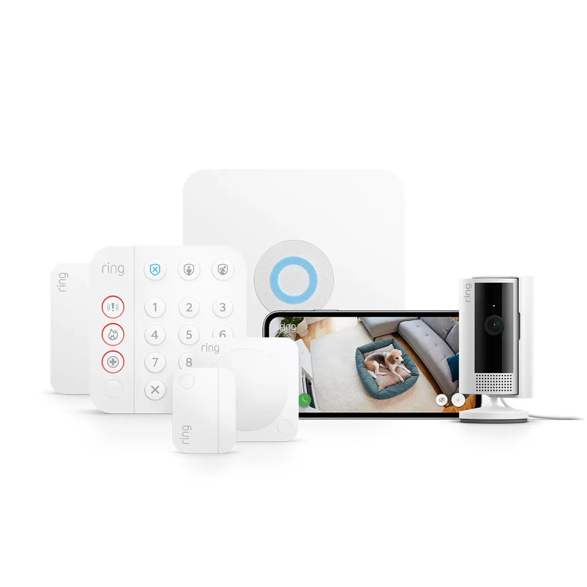 Ring 10 Piece Alarm 2.0 Camera Kit + Indoor Cam