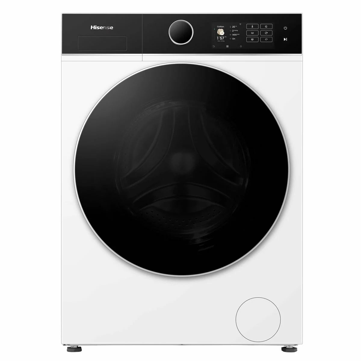 Hisense KitchenFit 5i Series WD5I1045BWQ, 10.5kg / 6kg Washer Dryer, D Rated