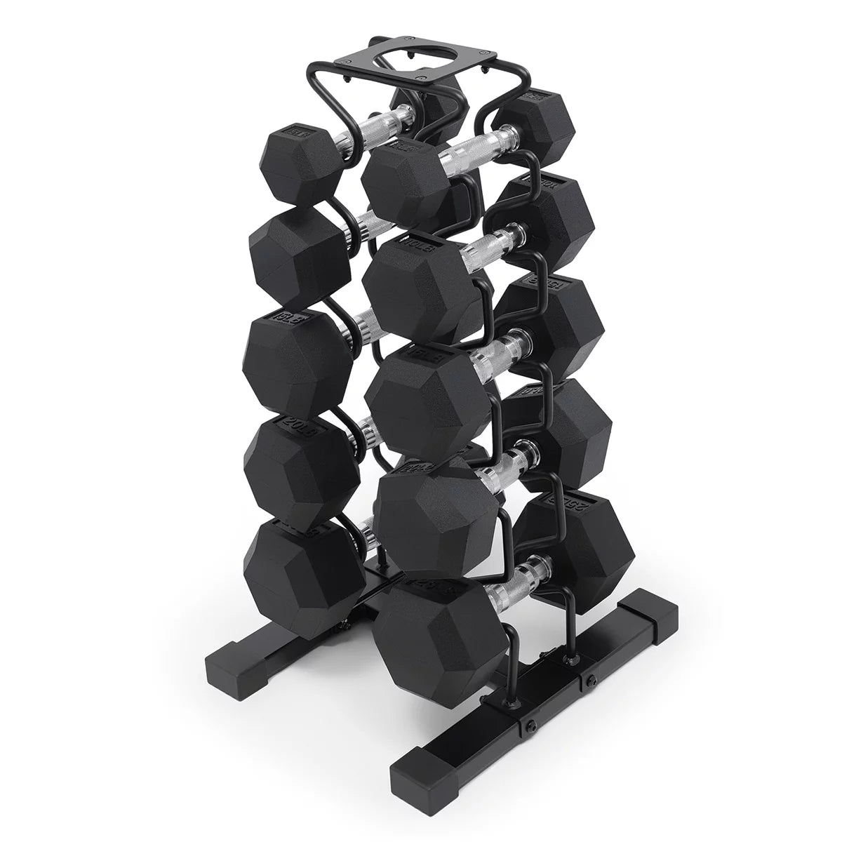Marcy DBR-150 68kg Dumbbell Set with Storage Rack