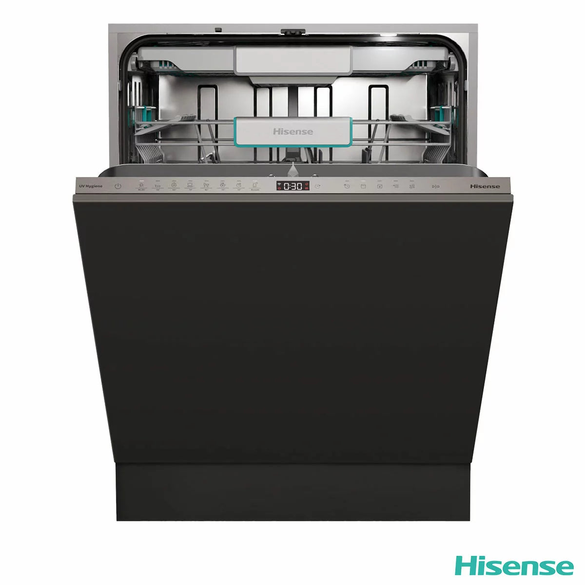 Hisense HV693A60UVADUK UV Clean Full-Size Fully Integrated Dishwasher, A Rated