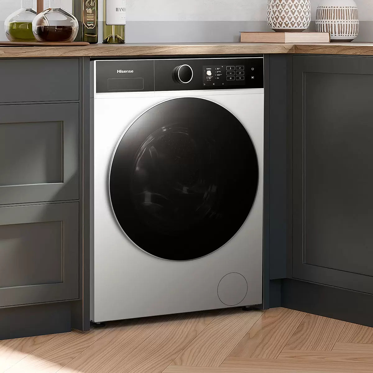 Hisense KitchenFit 5i Series WF5I1045BWQ, 10.5kg Washing Machine, A Rated