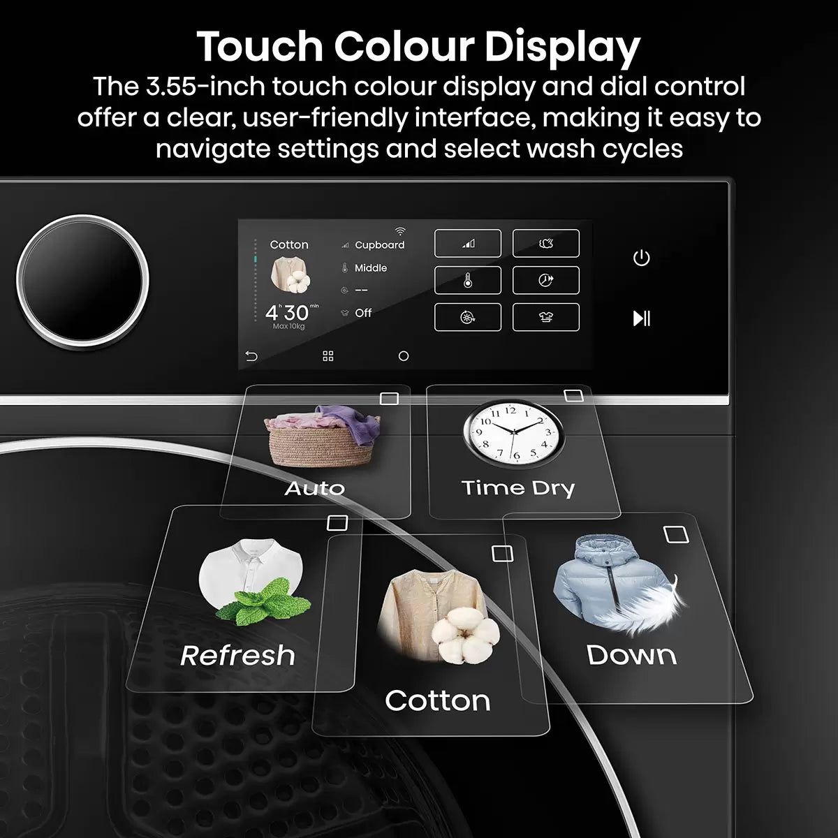Hisense KitchenFit 5i Series DH5I104BBAB, 10kg Heat Pump Dryer, A+++ Rated