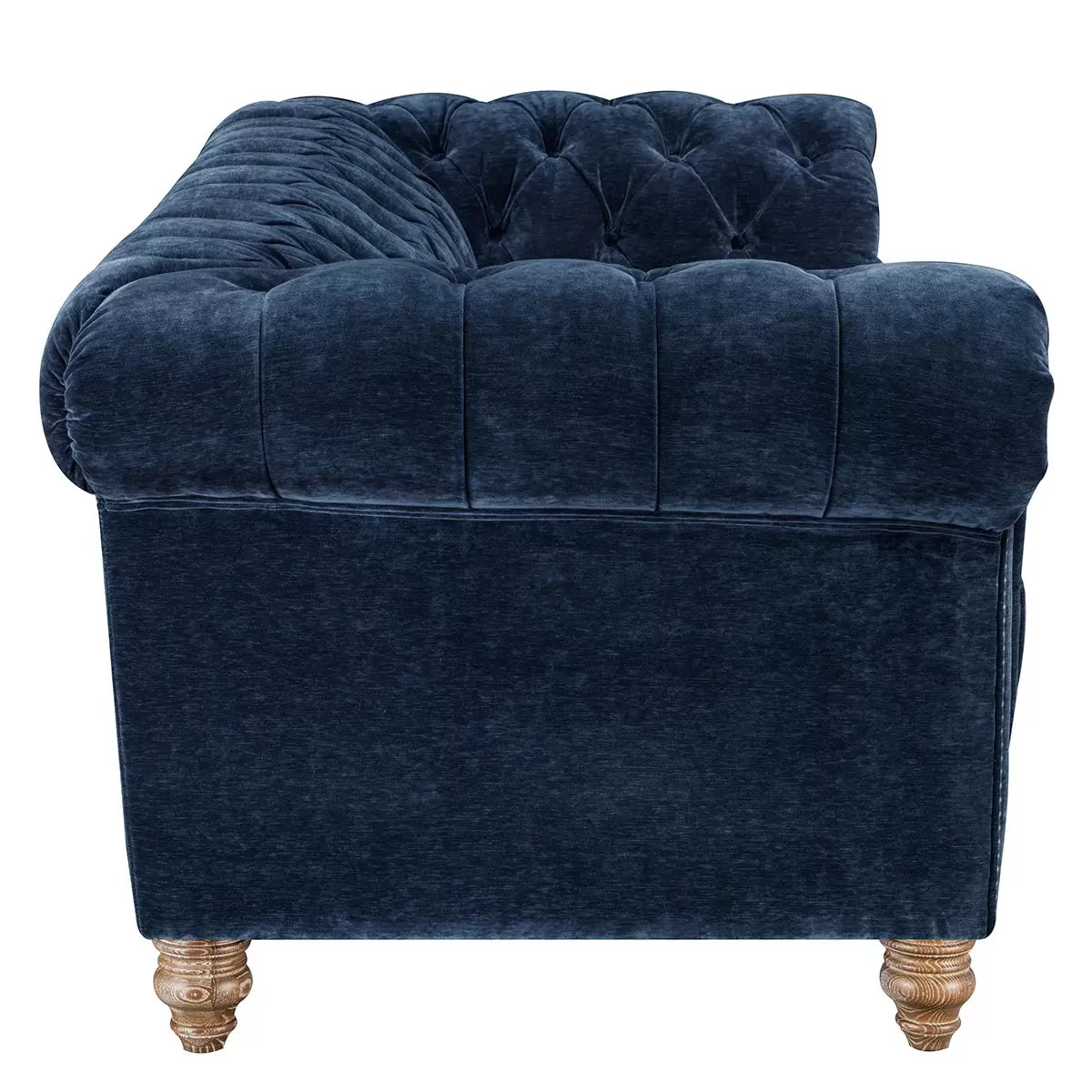 Allington 2 Seater Navy Fabric Chesterfield Sofa