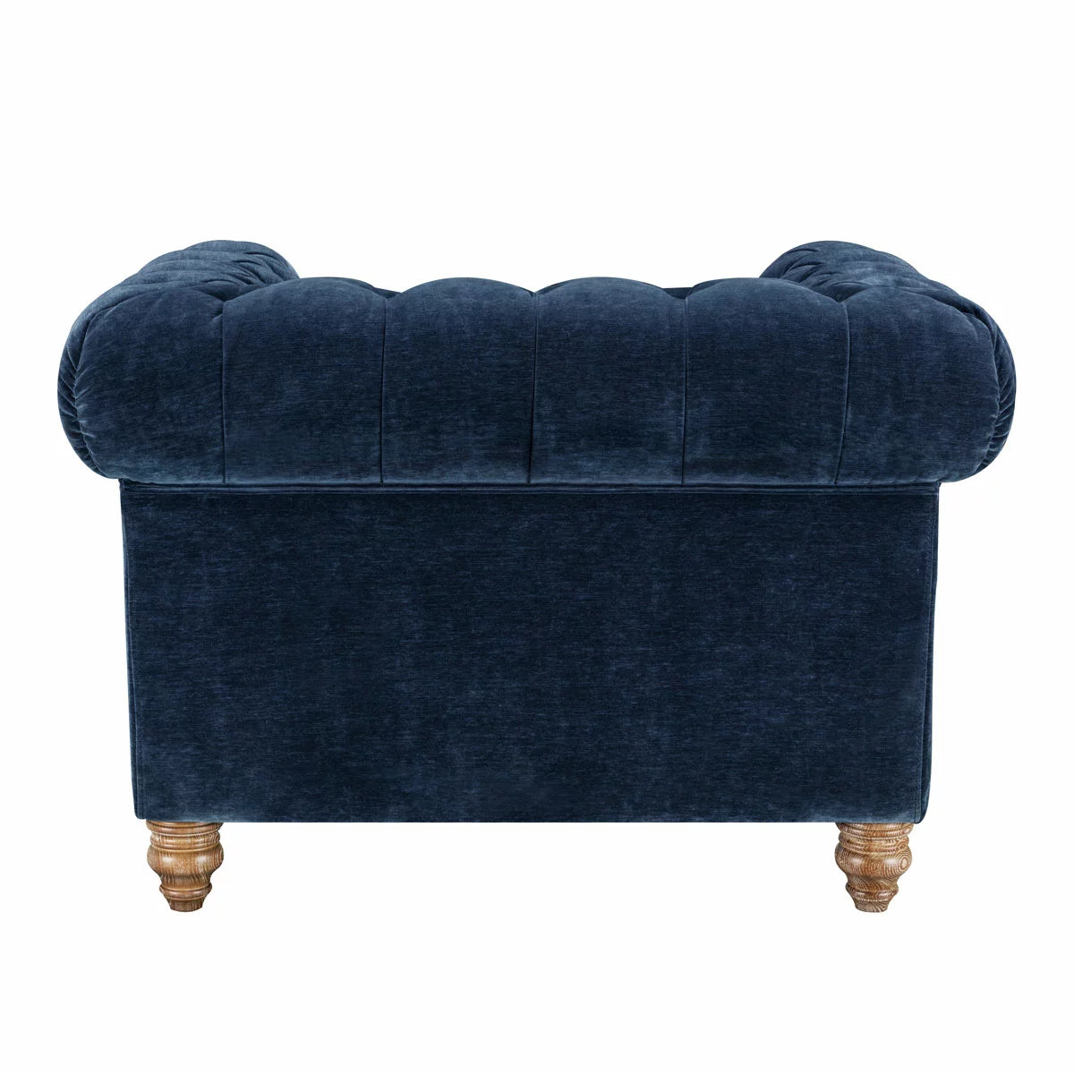 Allington Navy Fabric Chesterfield Armchair