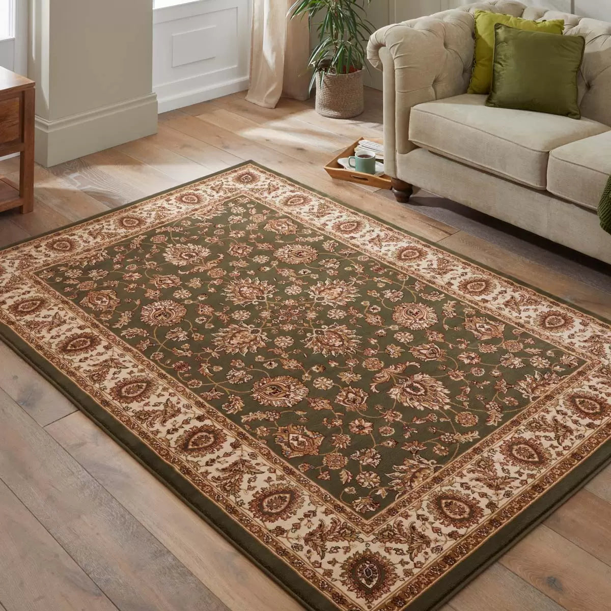 Concept Looms Grand Heritage Green Rug, in 2 Sizes
