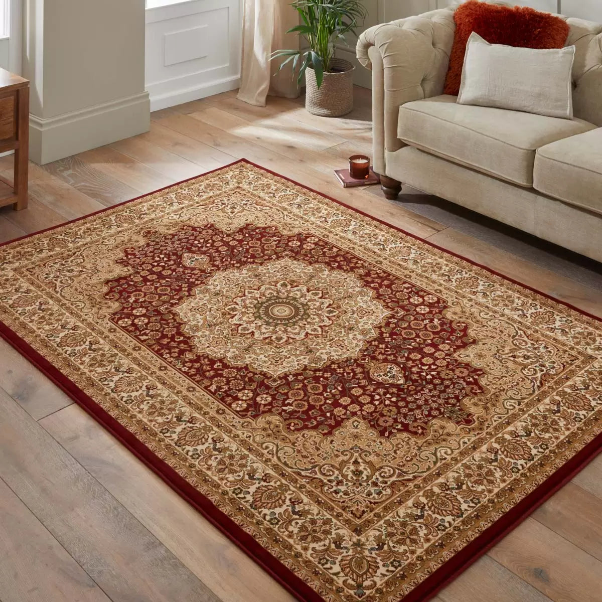 Concept Looms Grand Heritage Red & Beige Rug, in 2 Sizes