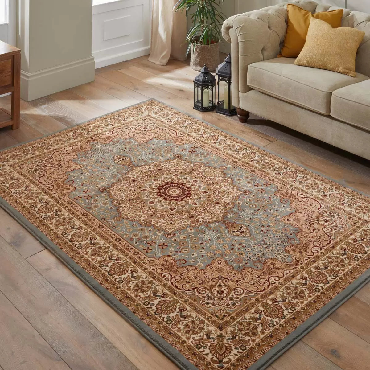 Concept Looms Grand Heritage Blue Rug, in 2 Sizes