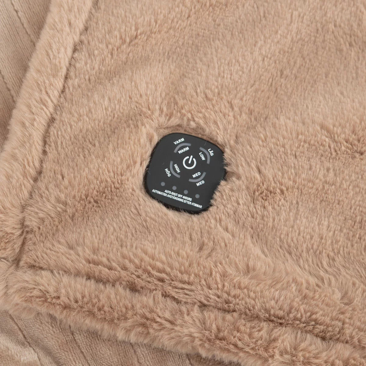 Berkshire Luxe Faux Fur Heated Throw, 127 x 152 cm