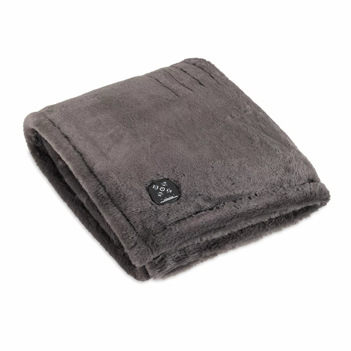 Berkshire Luxe Faux Fur Heated Throw in Taupe, 127 x 152 cm, view 8