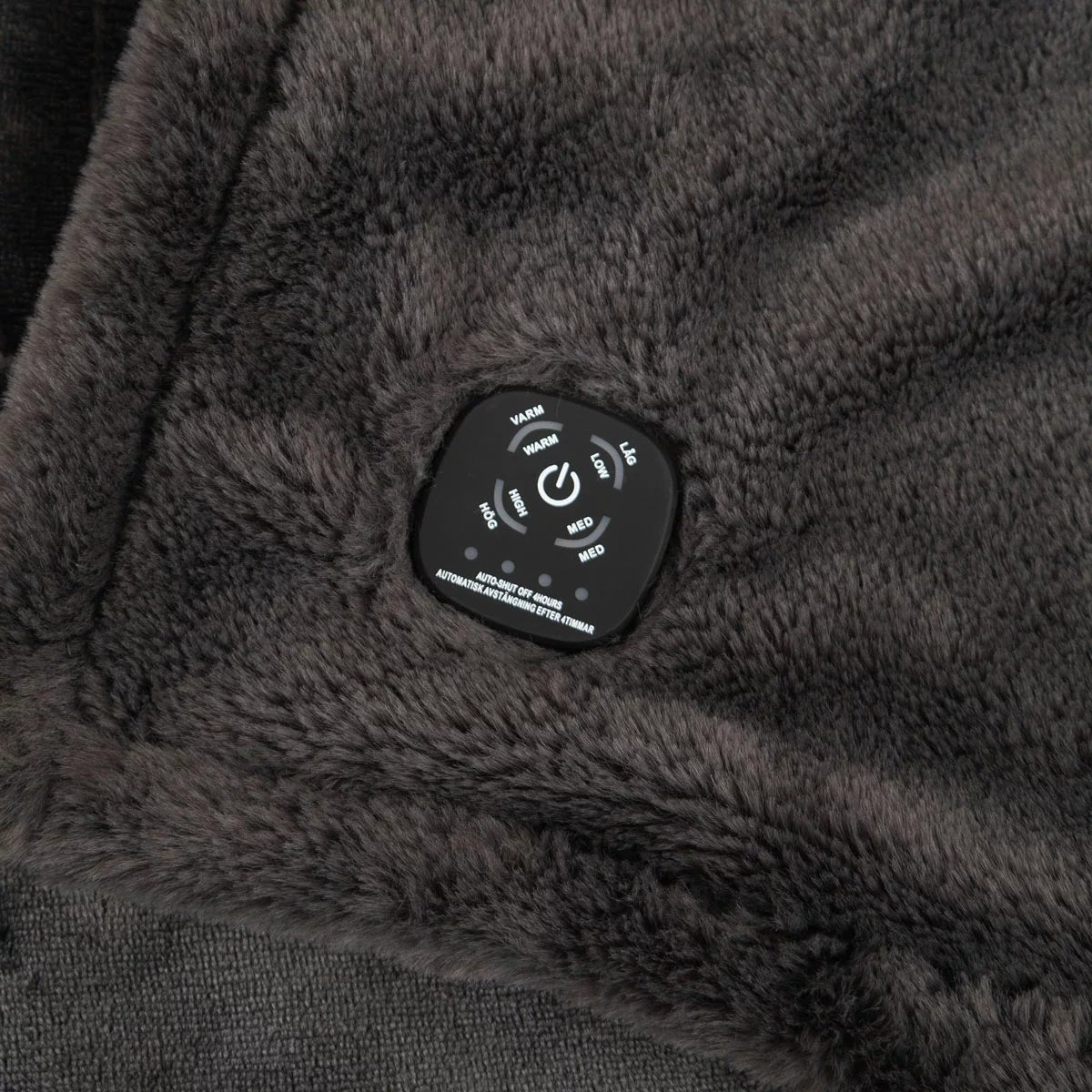 Berkshire Luxe Faux Fur Heated Throw in Taupe, 127 x 152 cm, view 9