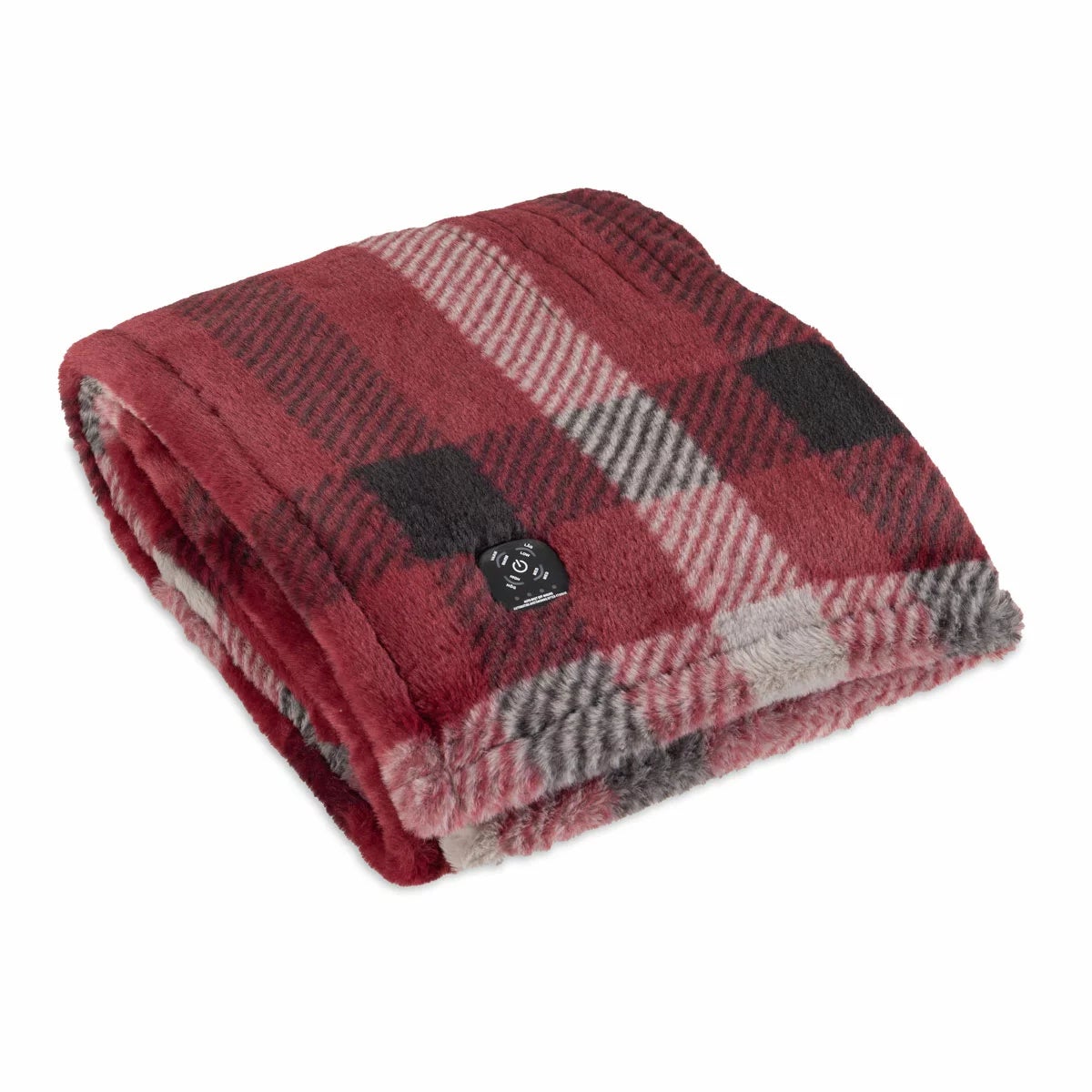 Berkshire Luxe Faux Fur Heated Throw in Taupe, 127 x 152 cm, view 18