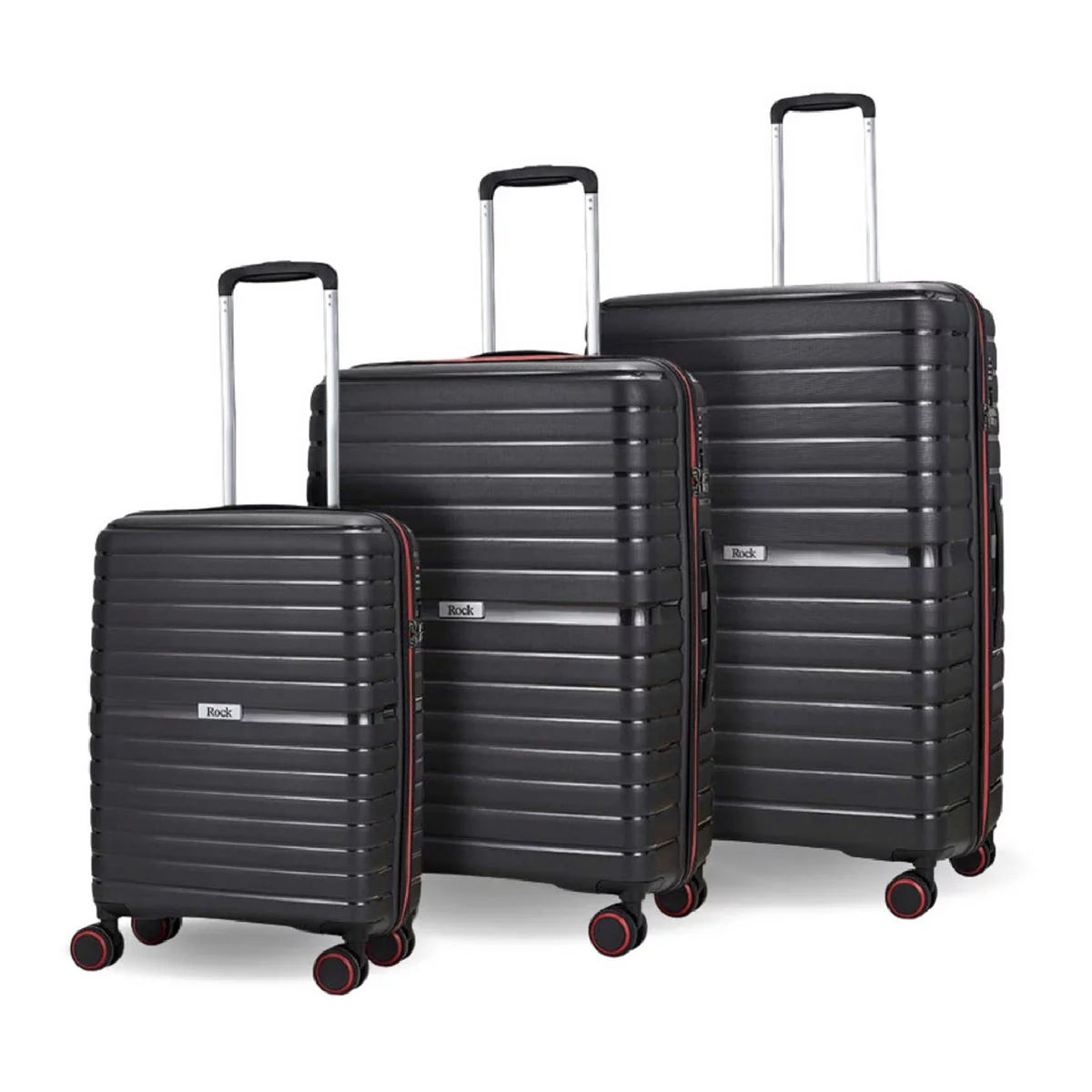 Rock Hydralite 3 Piece Hardside Luggage Set