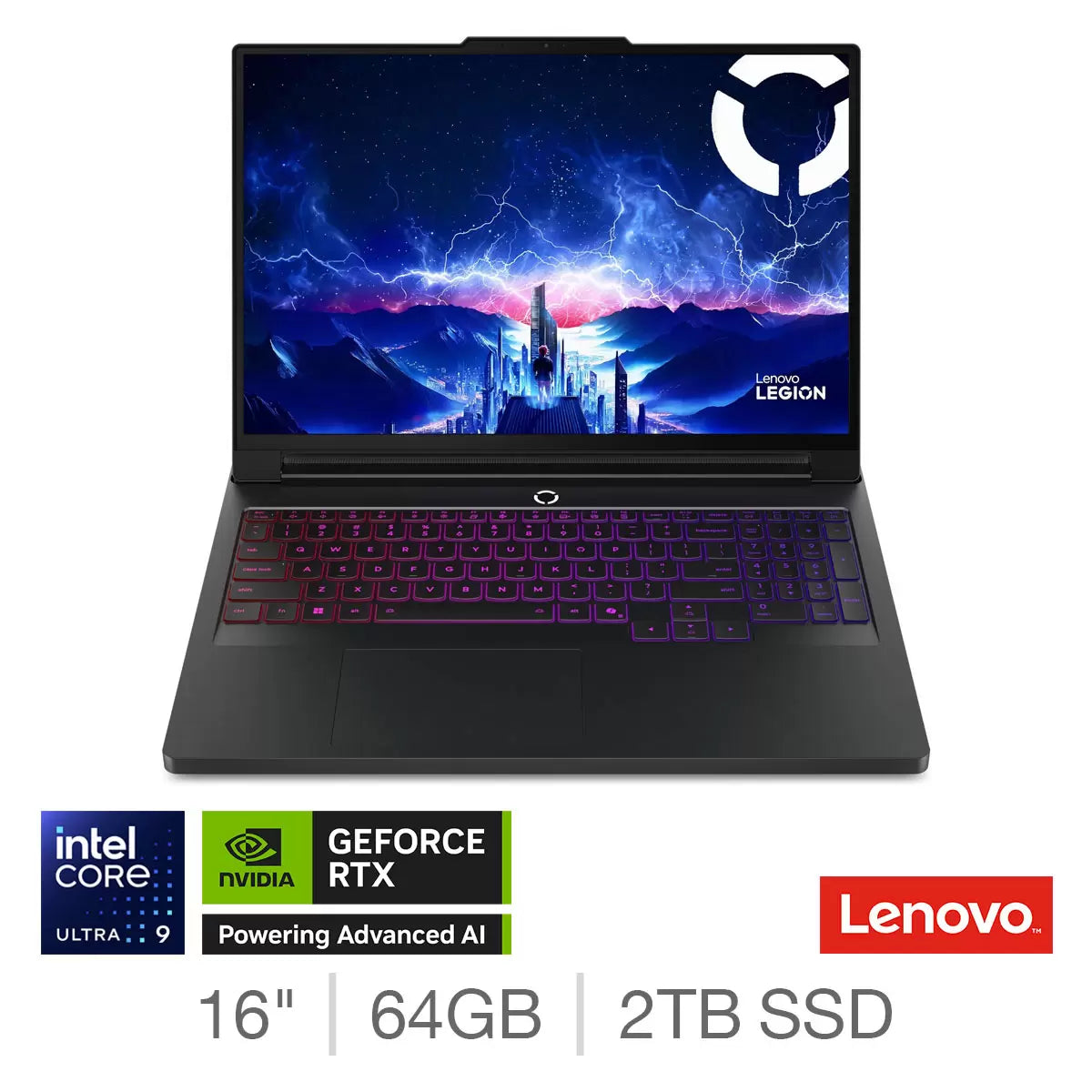 Lenovo Legion Pro 7, Intel Core Ultra 9, 64GB RAM, 2TB SSD, NVIDIA GeForce RTX