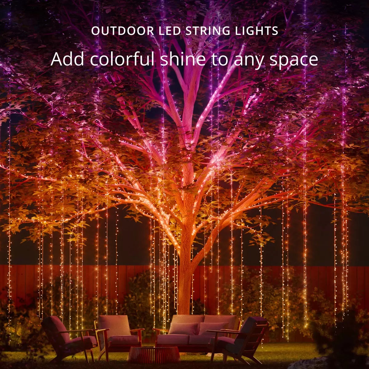 105 ft (32m) Twinkly 400 App Controlled Multicolour Strings LED Lights, view 2